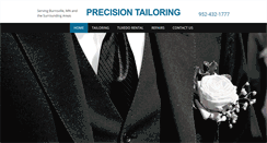 Desktop Screenshot of burnsvilleprecisiontailoring.com