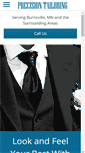 Mobile Screenshot of burnsvilleprecisiontailoring.com